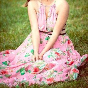 Long floor length dress